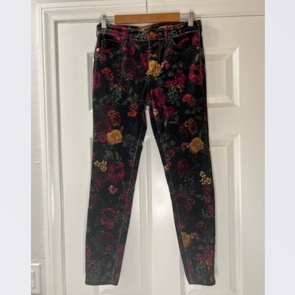 Anthropologie Floral Skinny Pants - Multicolor - Picture 8 of 10